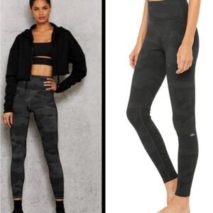 Green Camouflage leggings